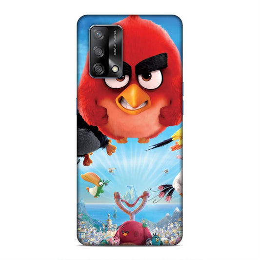 Flying Angry Bird Hard Back Case For Oppo F19 / F19s