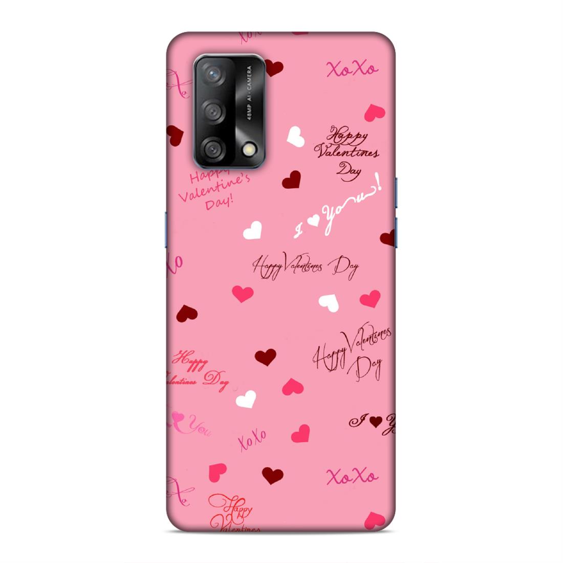 Happy Valentines Day Hard Back Case For Oppo F19 / F19s