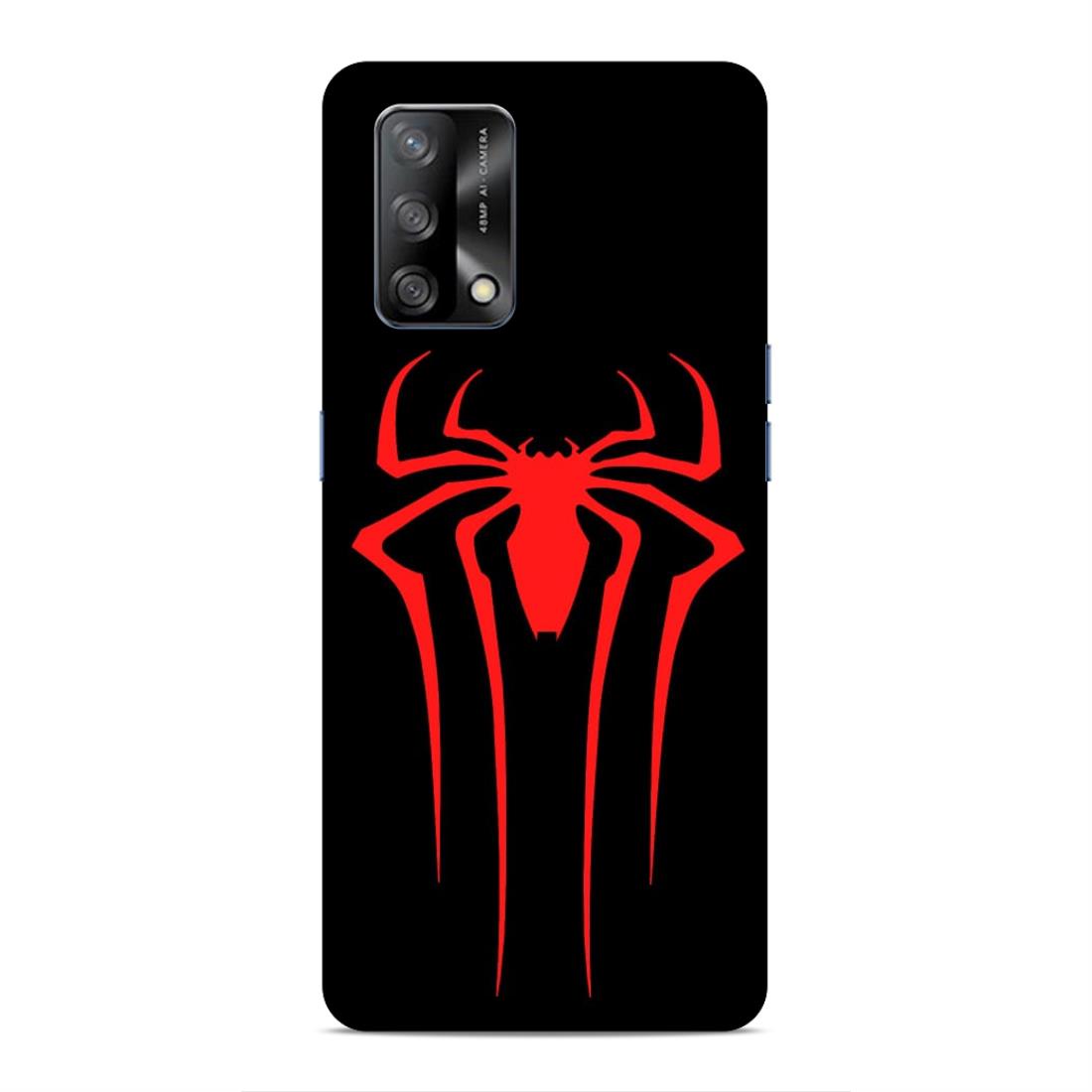 Spiderman Symbol Hard Back Case For Oppo F19 / F19s