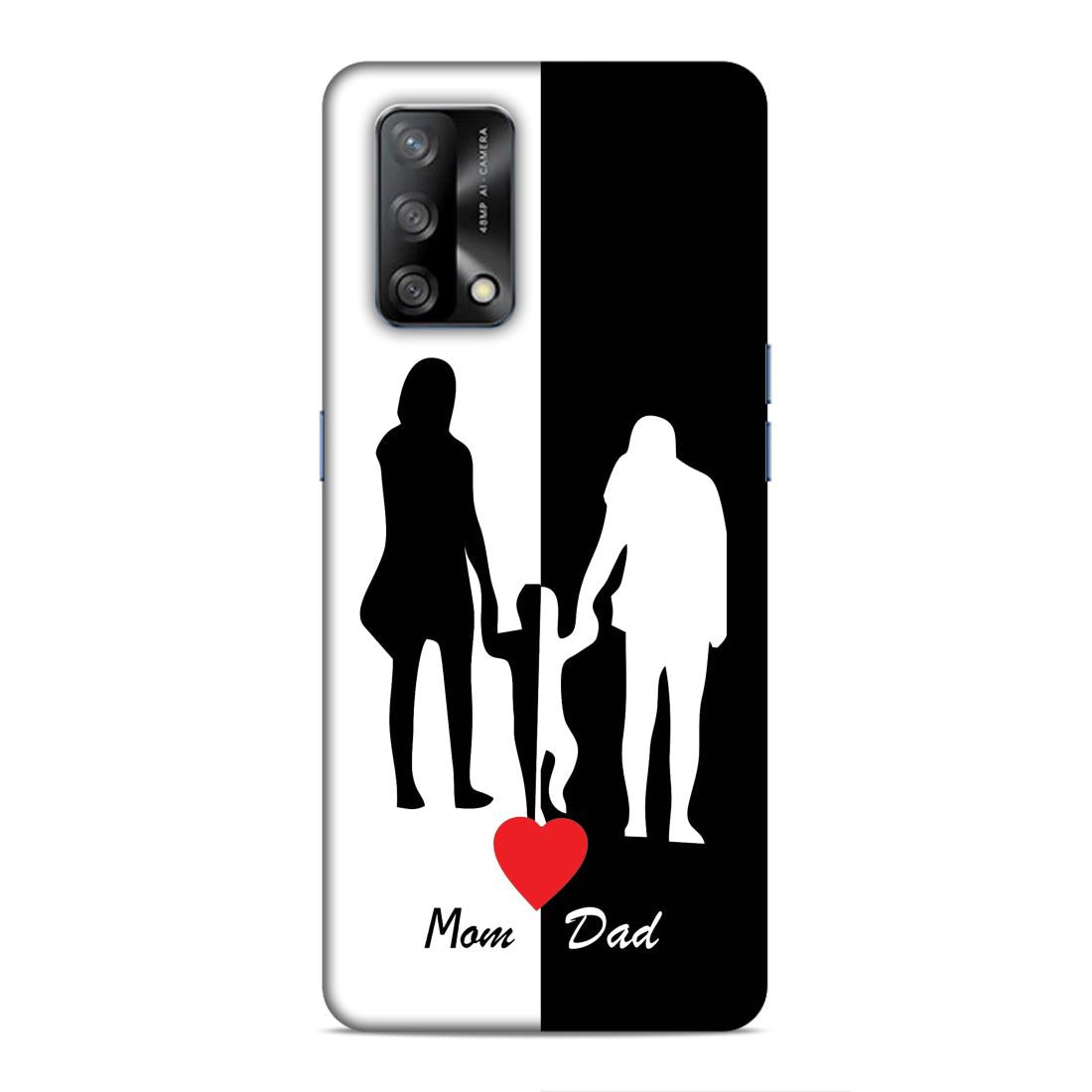 Mom Dad Hard Back Case For Oppo F19 / F19s