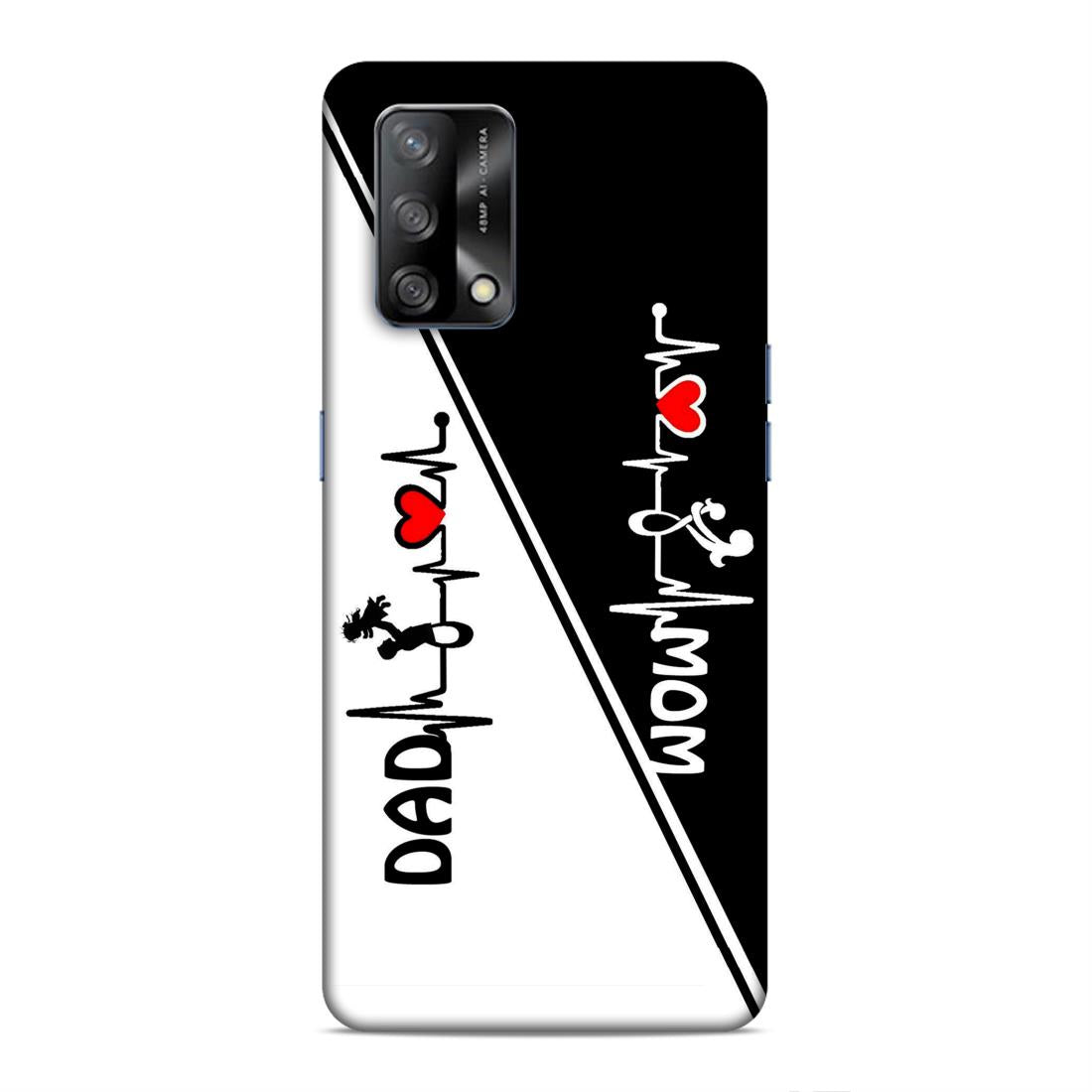 Mom Dad Hard Back Case For Oppo F19 / F19s