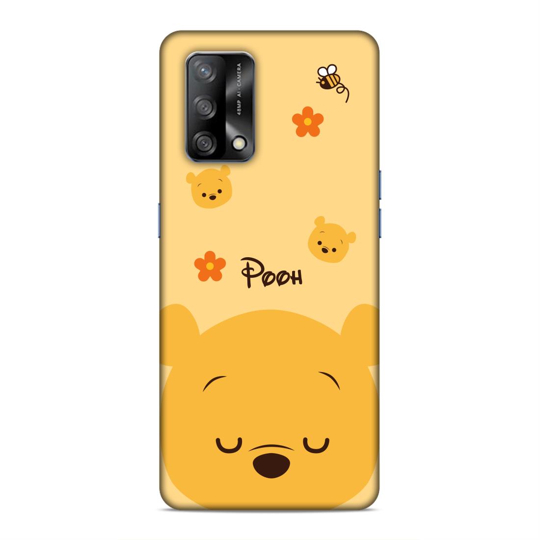Pooh Cartton Hard Back Case For Oppo F19 / F19s