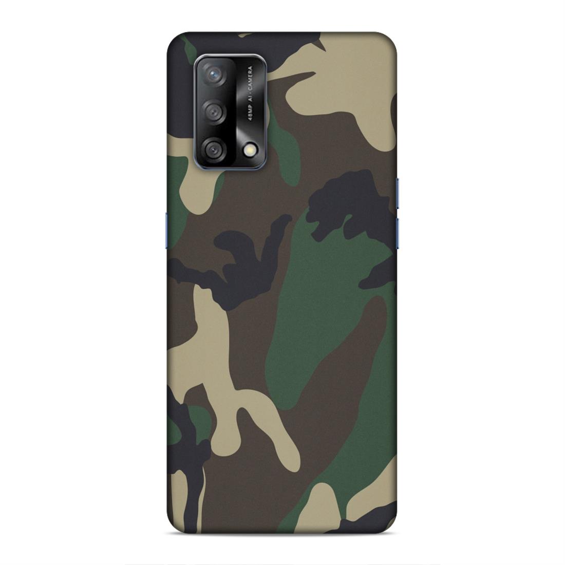 Army Hard Back Case For Oppo F19 / F19s