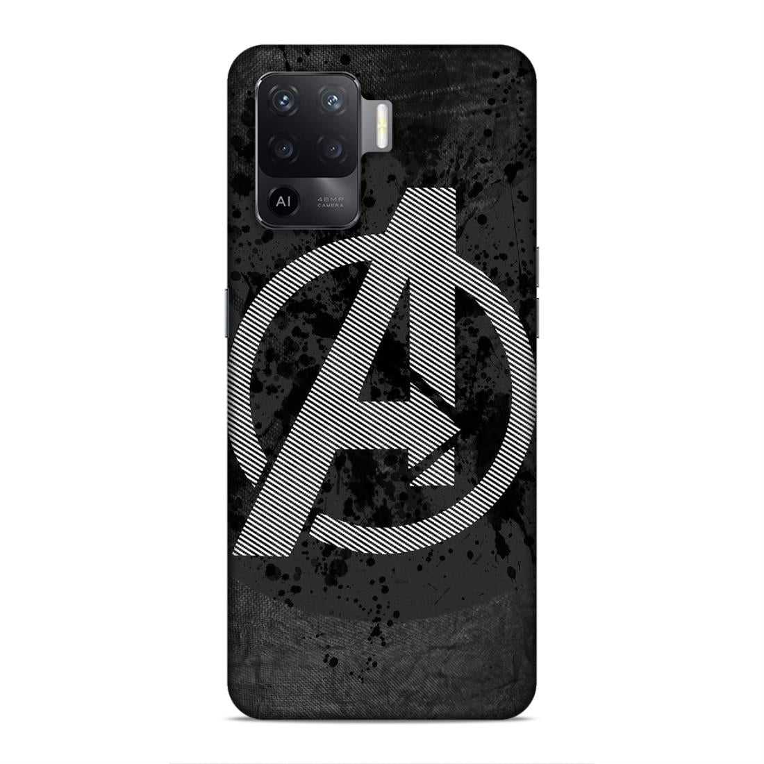 Avengers Symbol Hard Back Case For Oppo F19 Pro