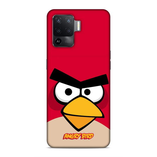 Angry Bird Yellow Name Hard Back Case For Oppo F19 Pro
