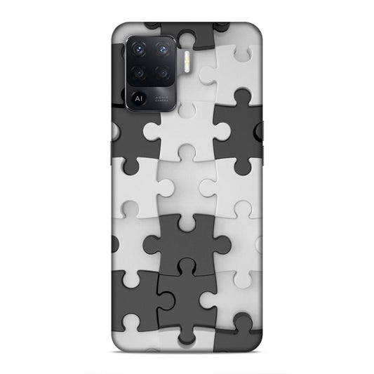 Pattern Hard Back Case For Oppo F19 Pro