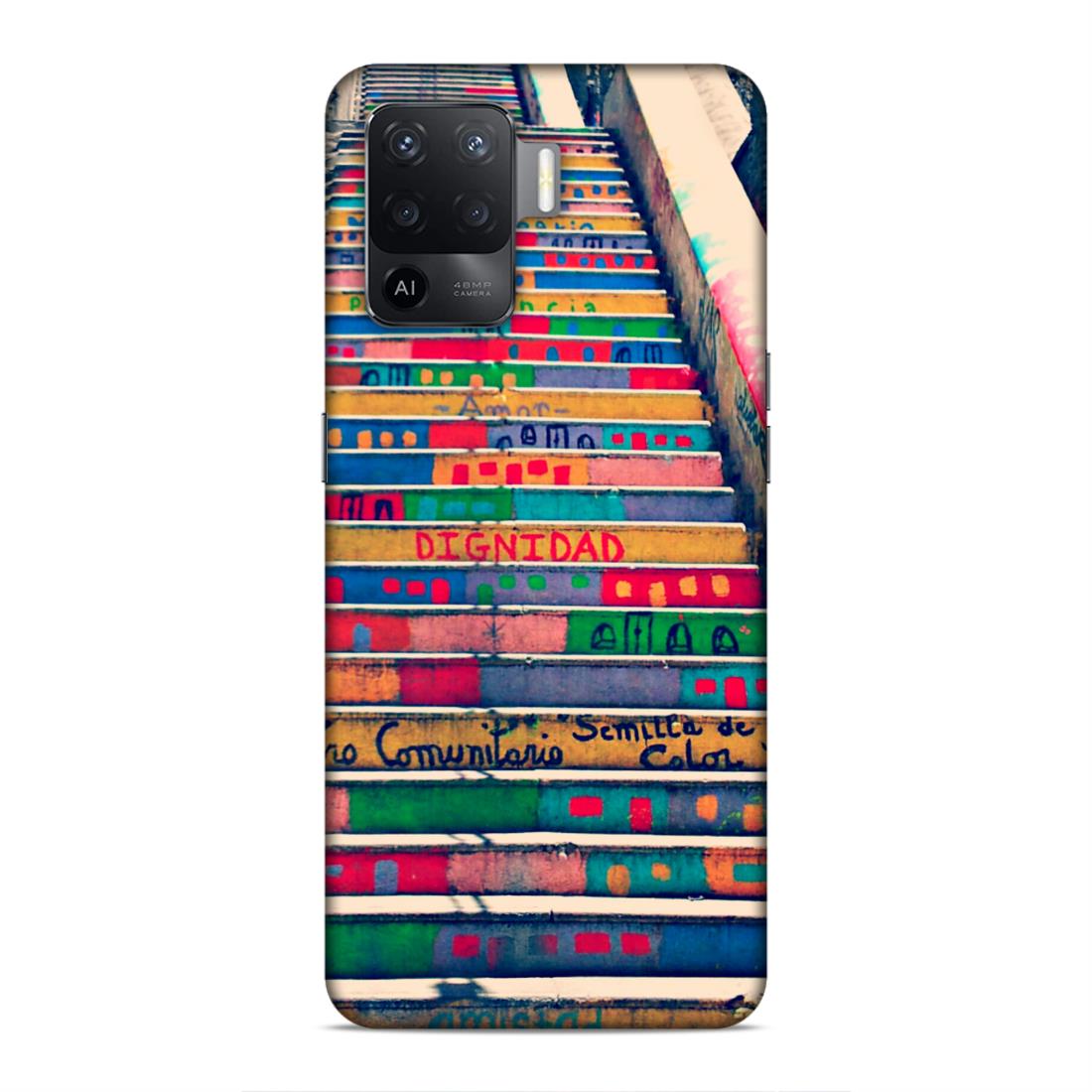 Stairs Hard Back Case For Oppo F19 Pro