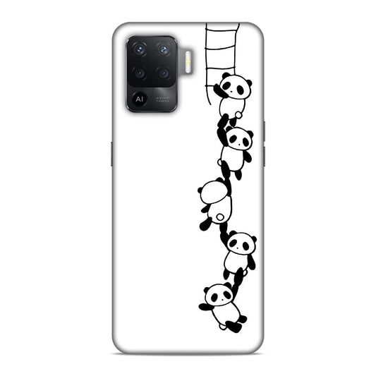 Panda Hard Back Case For Oppo F19 Pro