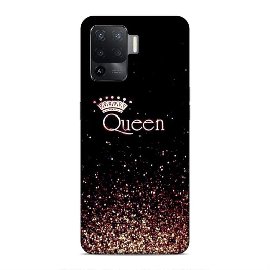 Queen Wirh Crown Hard Back Case For Oppo F19 Pro