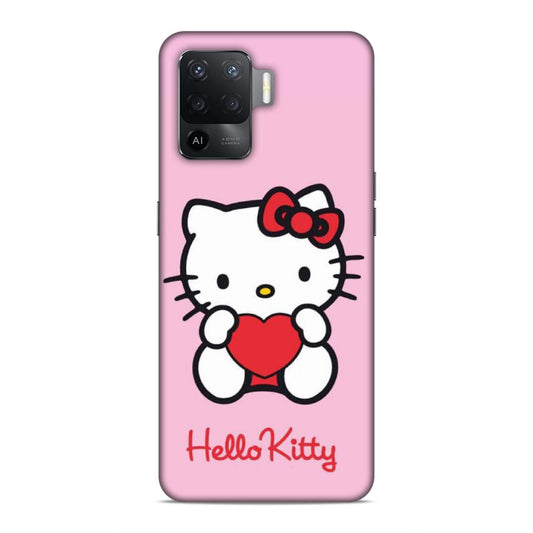 Hello Kitty in Pink Hard Back Case For Oppo F19 Pro