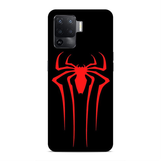 Spiderman Symbol Hard Back Case For Oppo F19 Pro