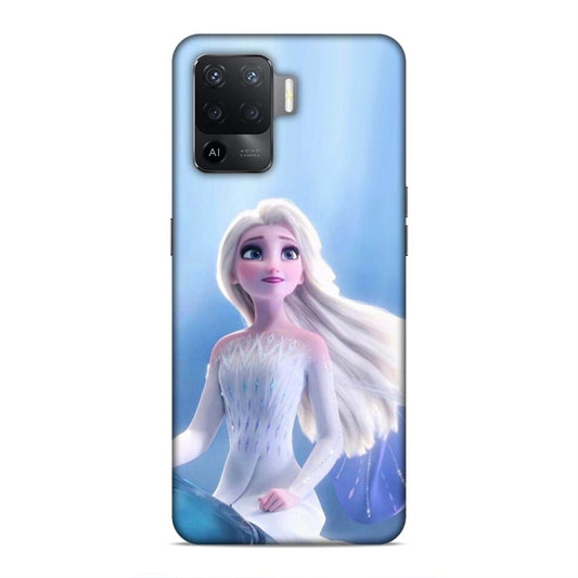 Elsa Frozen Hard Back Case For Oppo F19 Pro