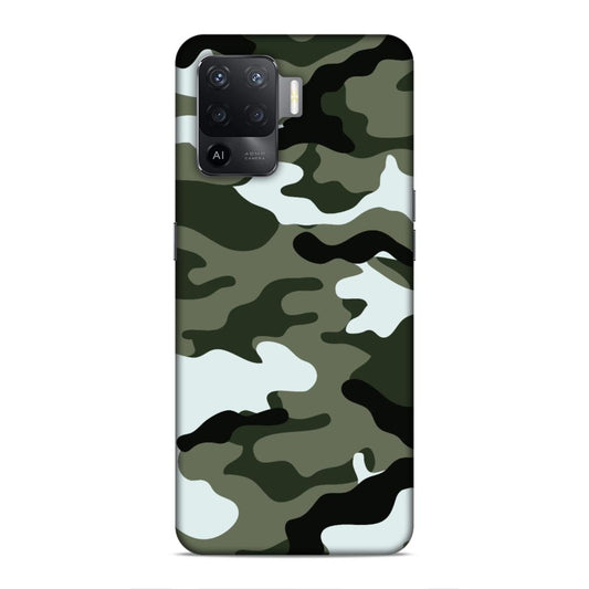 Army Suit Hard Back Case For Oppo F19 Pro
