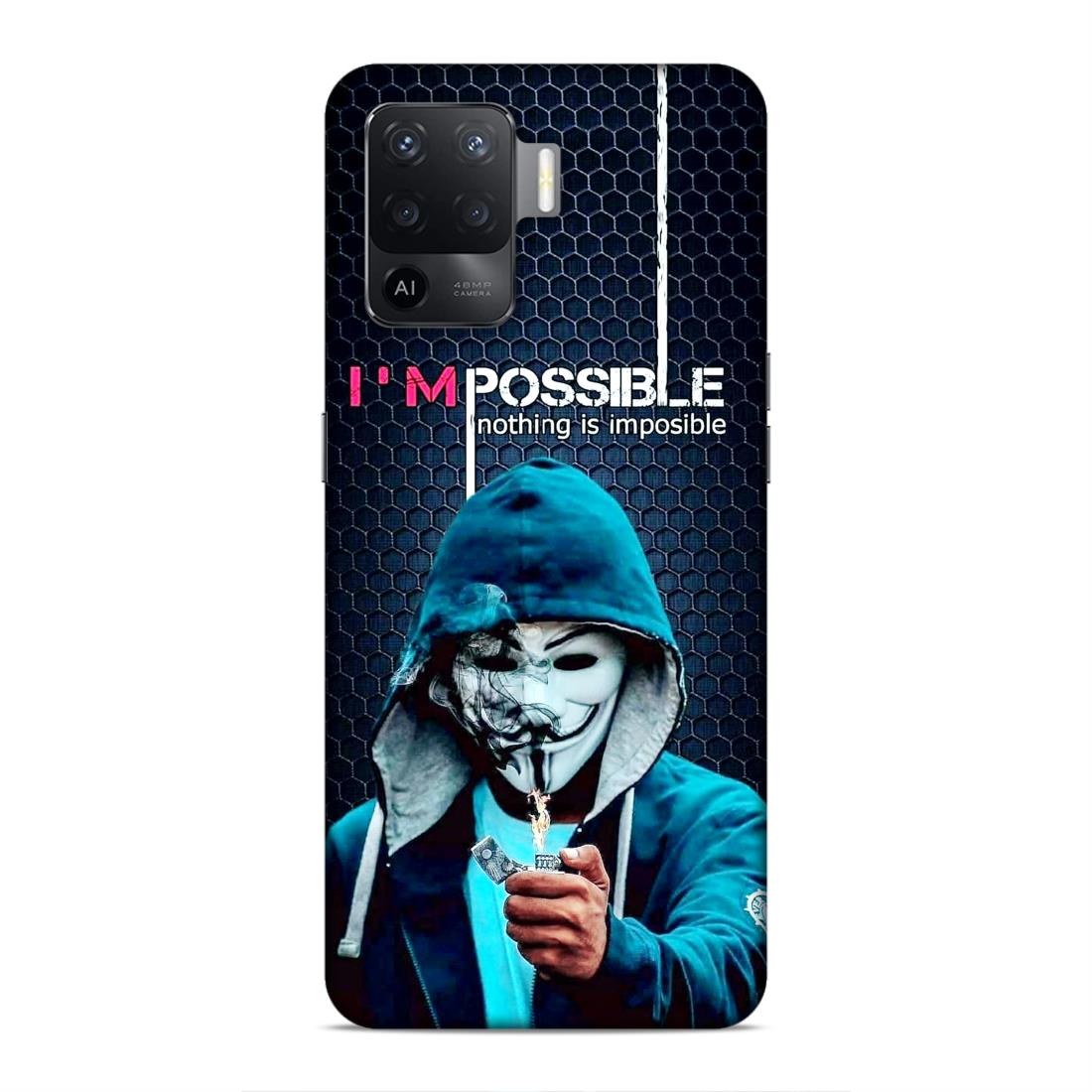 Im Possible Hard Back Case For Oppo F19 Pro