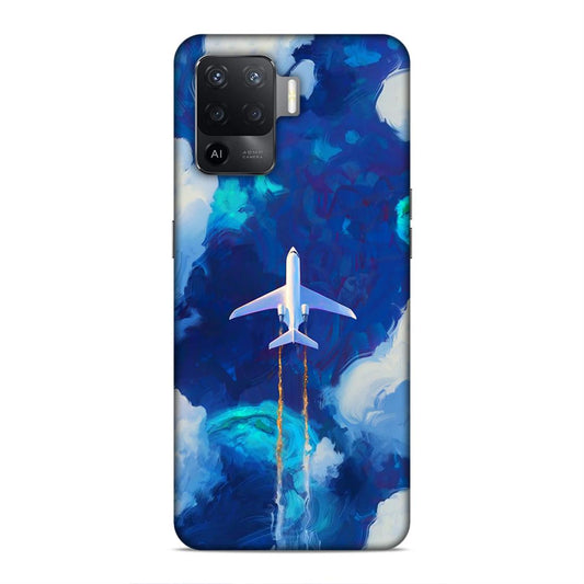 Aeroplane In The Sky Hard Back Case For Oppo F19 Pro