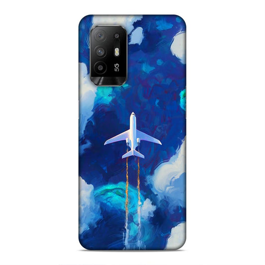 Aeroplane In The Sky Hard Back Case For Oppo F19 Pro Plus