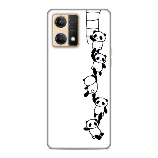 Panda Hard Back Case For Oppo F21 Pro / F21s Pro