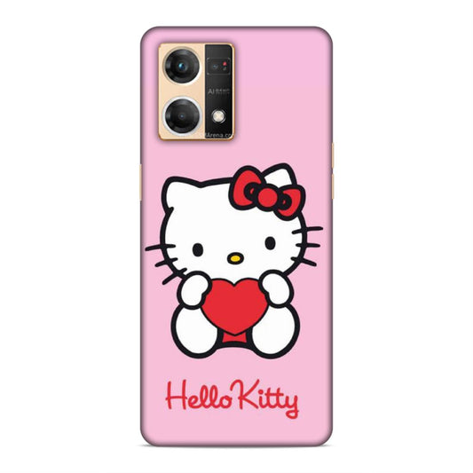 Hello Kitty in Pink Hard Back Case For Oppo F21 Pro / F21s Pro