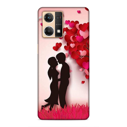 Couple Love Hard Back Case For Oppo F21 Pro / F21s Pro