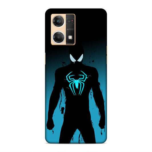 Black Spiderman Hard Back Case For Oppo F21 Pro / F21s Pro