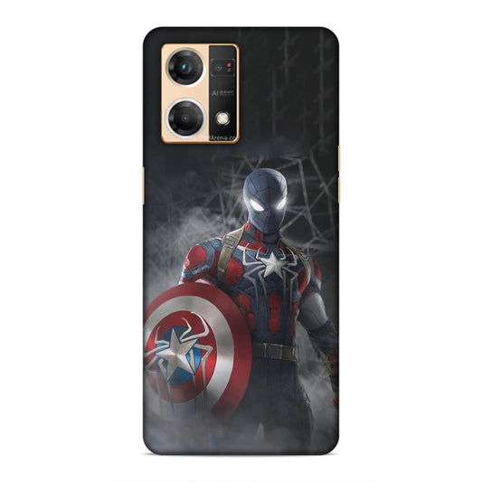 Spiderman With Shild Hard Back Case For Oppo F21 Pro / F21s Pro