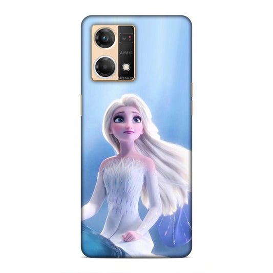 Elsa Frozen Hard Back Case For Oppo F21 Pro / F21s Pro