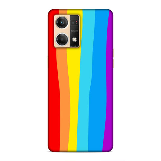 Rainbow Hard Back Case For Oppo F21 Pro / F21s Pro