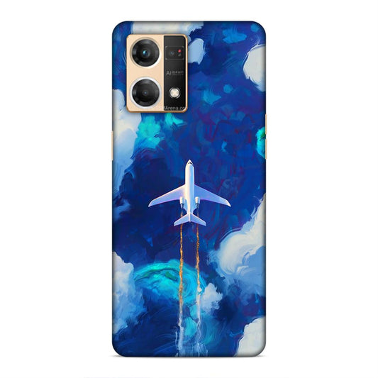 Aeroplane In The Sky Hard Back Case For Oppo F21 Pro / F21s Pro