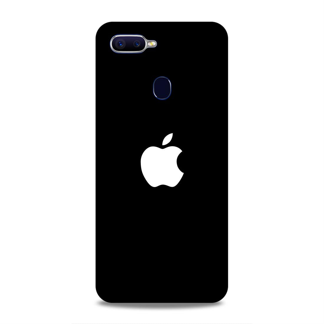 Apple Logo Hard Back Case For Oppo F9 / F9 Pro / Realme 2 Pro / U1