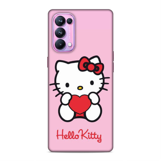 Hello Kitty in Pink Hard Back Case For Oppo Reno 5 Pro