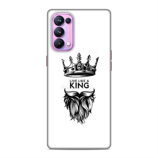 Live Like A King Hard Back Case For Oppo Reno 5 Pro