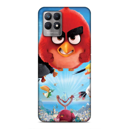 Flying Angry Bird Hard Back Case For Realme 8i / Narzo 50