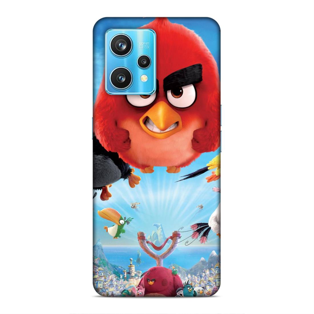 Flying Angry Bird Hard Back Case For Realme 9 / 9 Pro Plus