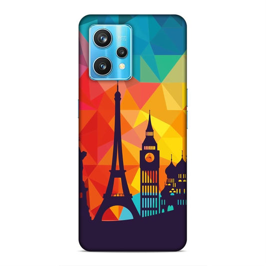 Abstract Monuments Hard Back Case For Realme 9 / 9 Pro Plus