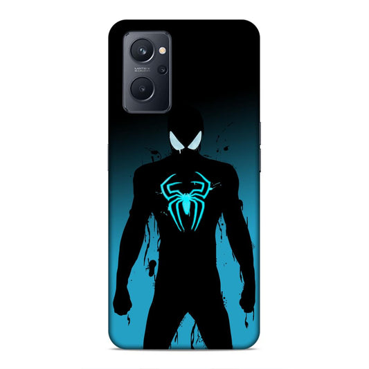 Black Spiderman Hard Back Case For Oppo A36 / A76 / A96 4G / K10 4G / Realme 9i