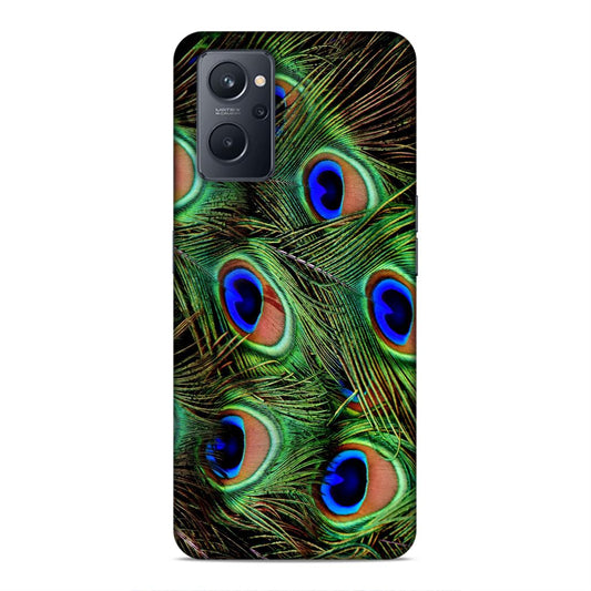 Peacock Feather Hard Back Case For Oppo A36 / A76 / A96 4G / K10 4G / Realme 9i