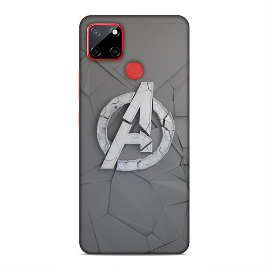 Avengers Symbol Hard Back Case For Realme C12 / C25 / C25s / Narzo 20 / 30A