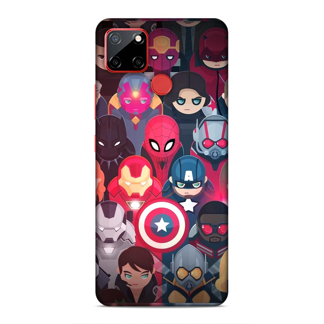 Avenger Heroes Hard Back Case For Realme C12 / C25 / C25s / Narzo 20 / 30A
