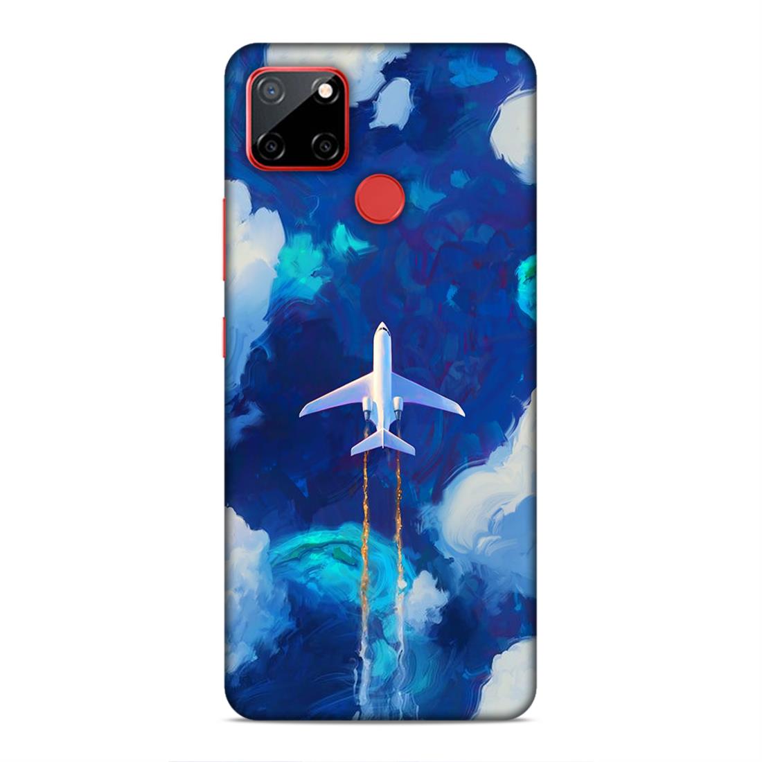 Aeroplane In The Sky Hard Back Case For Realme C12 / C25 / C25s / Narzo 20 / 30A