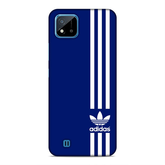 Adidas in Blue Hard Back Case For Realme C20 / C11 2021