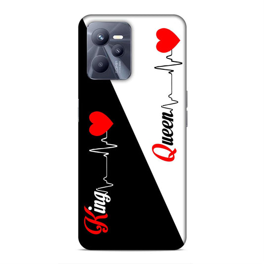 King Queen Love Hard Back Case For Realme C35