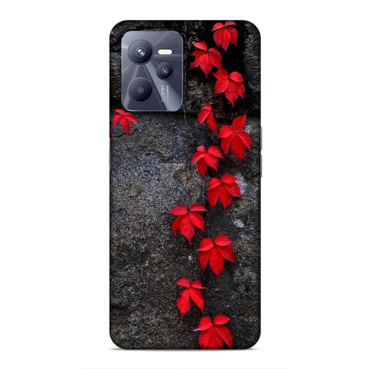 Red Leaf Series Hard Back Case For Realme C35