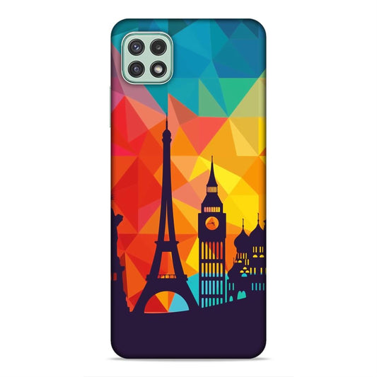 Abstract Monuments Hard Back Case For Samsung Galaxy A22 5G / F42 5G