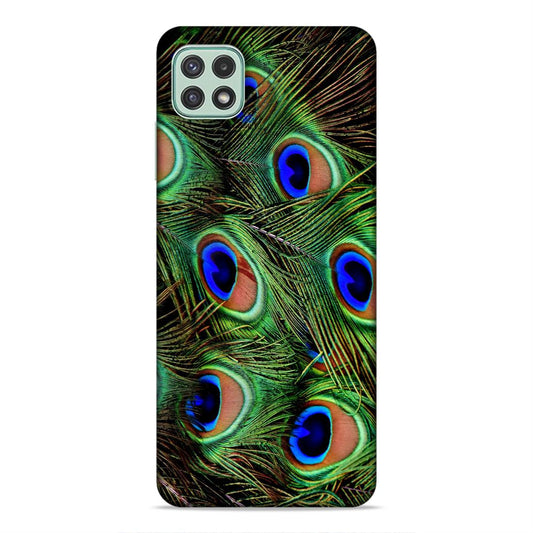 Peacock Feather Hard Back Case For Samsung Galaxy A22 5G / F42 5G