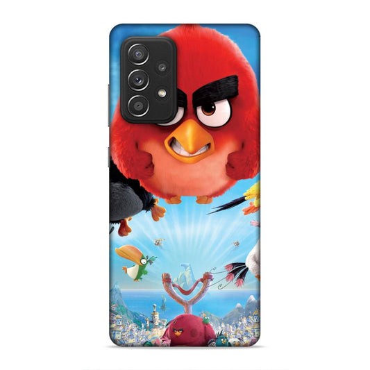 Flying Angry Bird Hard Back Case For Samsung Galaxy A52 / A52s 5G