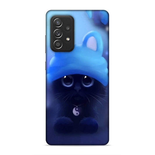 Cute Cat Hard Back Case For Samsung Galaxy A52 / A52s 5G