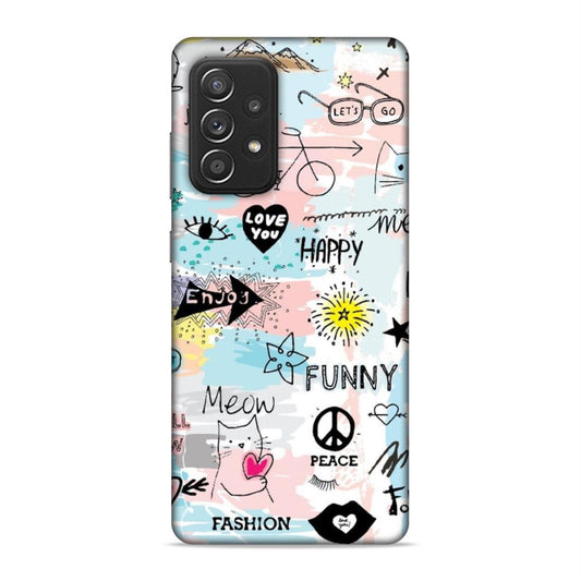 Quoted Hard Back Case For Samsung Galaxy A52 / A52s 5G