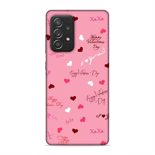 Happy Valentines Day Hard Back Case For Samsung Galaxy A52 / A52s 5G
