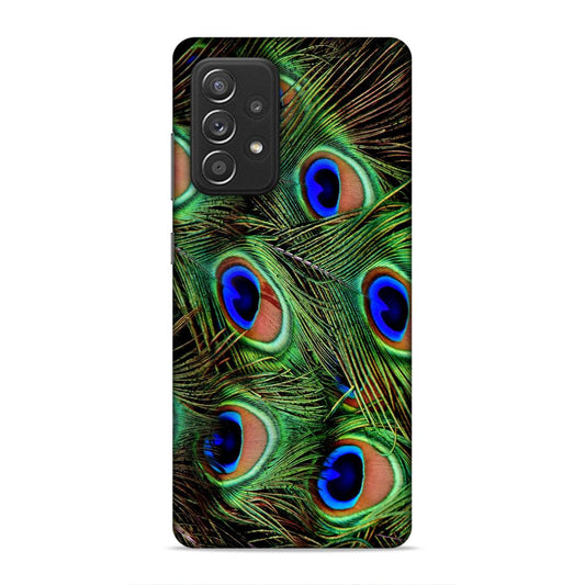 Peacock Feather Hard Back Case For Samsung Galaxy A52 / A52s 5G