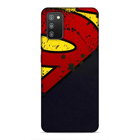 Superman Logo Hard Back Case For Samsung Galaxy A03s / F02s / M02s